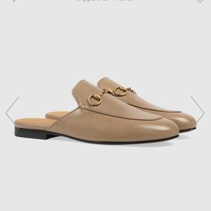 Gucci Princetown leather slippers